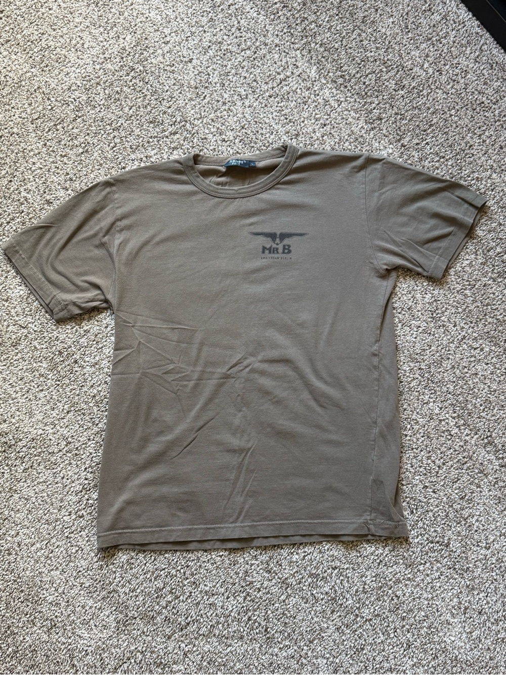 Olive Mr. B Crew Neck Short Sleeve T-Shirt